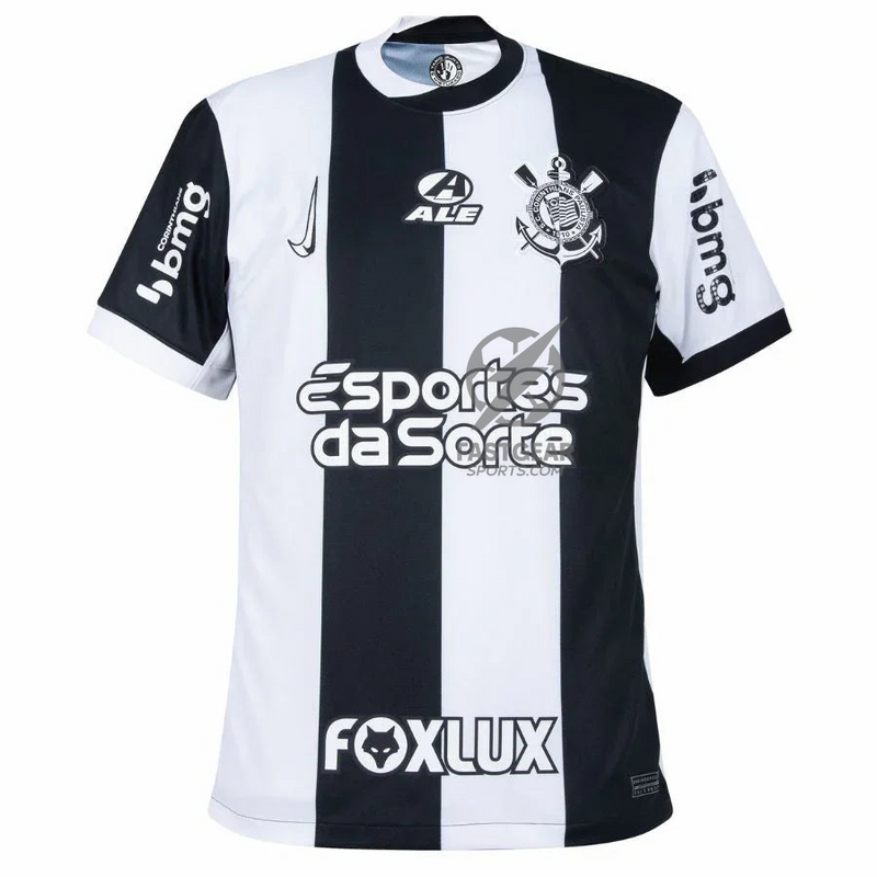 Corinthians Third  Fan Jersey 2024/25 Full Sponsor (Official Printing)