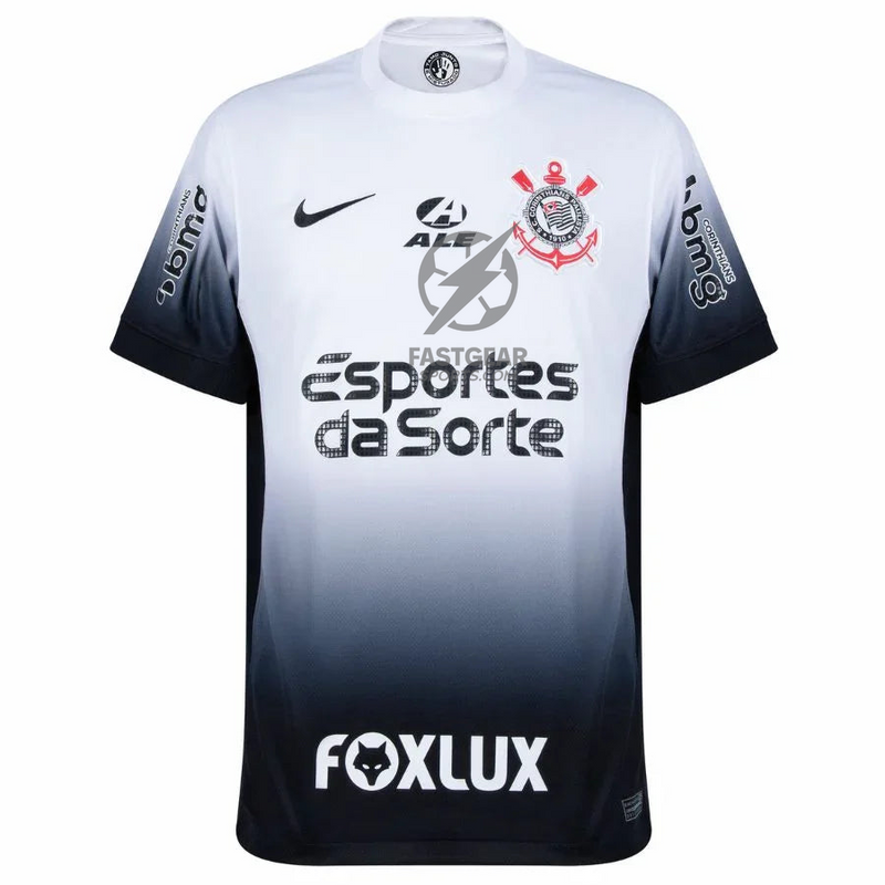 Corinthians Yuri Alberto 9 Home Fan Jersey 2024/25 Full Sponsor (Official Printing)