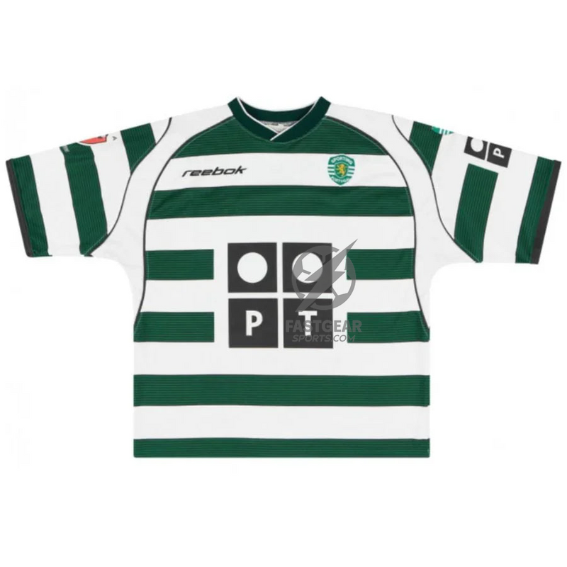 Sporting Home Retro Jersey 2002/03