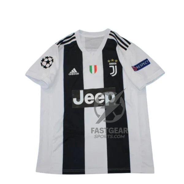 Cristiano Ronaldo #7 Juventus Home Retro Jersey 2018/19