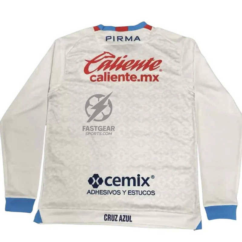 Cruz Azul Away Long Sleeve Fan Jersey 2024/25