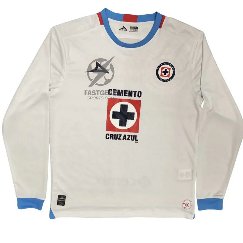 Cruz Azul Away Long Sleeve Fan Jersey 2024/25