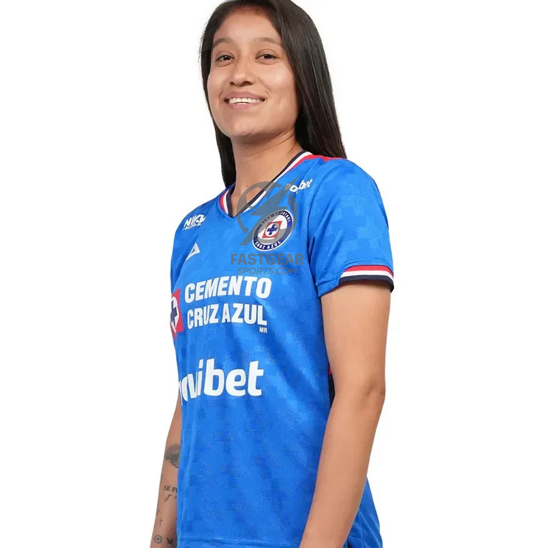 Cruz Azul Home Fan Jersey Women's 2025/26