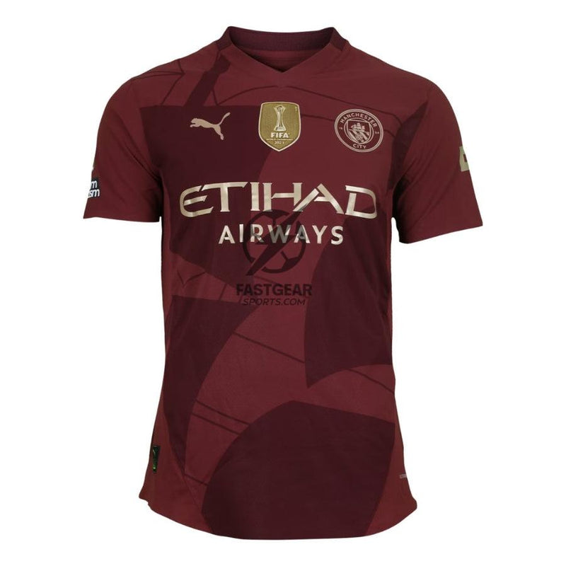 Manchester City Third Jersey 2024/25 Patch World Cup