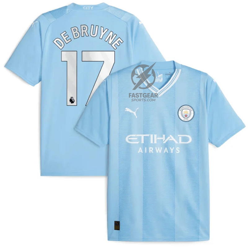 DE BRUYNE 17 Manchester City Home Jersey 2023/24
