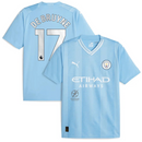 DE BRUYNE 17 Manchester City Home Jersey 2023/24