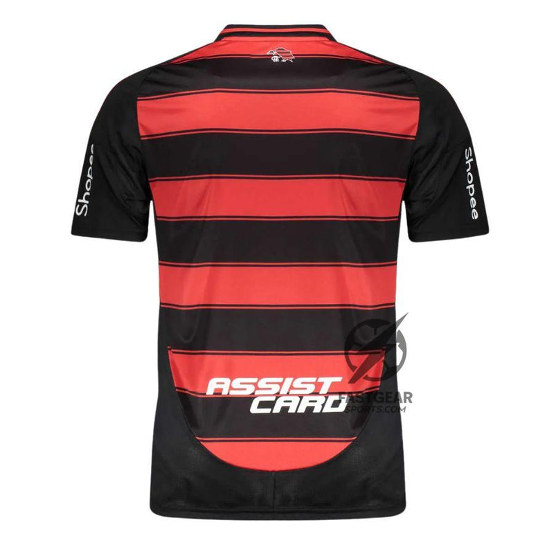 Flamengo Home Fan Jersey 2025/26 Full Sponsor (Official Printing)