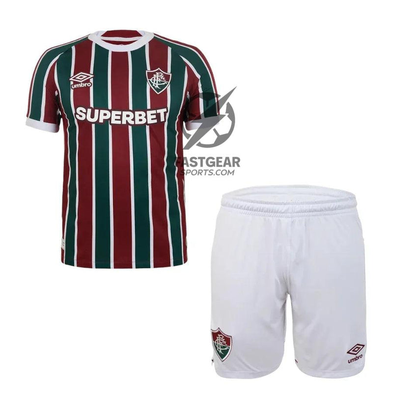 Kids Kit Fluminense Home Jersey 2025/26