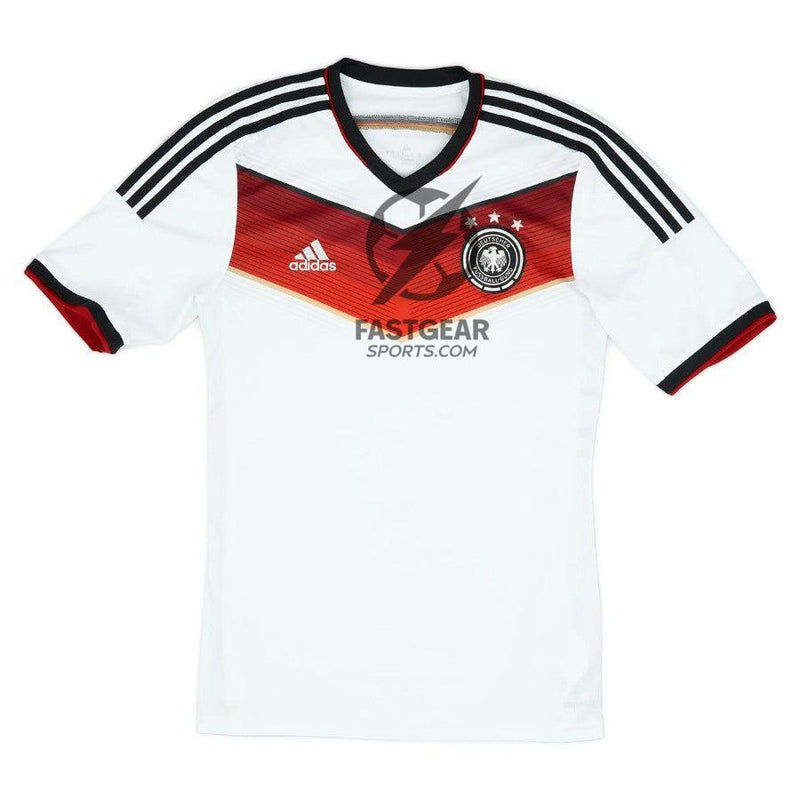 Germany Retro Home 2014 Fan Jersey