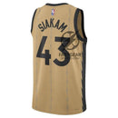 Pascal Siakam Toronto Raptors Unisex 23/24 NBA Jersey - Gold - City Edition