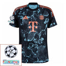 Arsenal Away Fan Jersey 2024/25 Patches UCL UEFA Foundation (Official Printing)