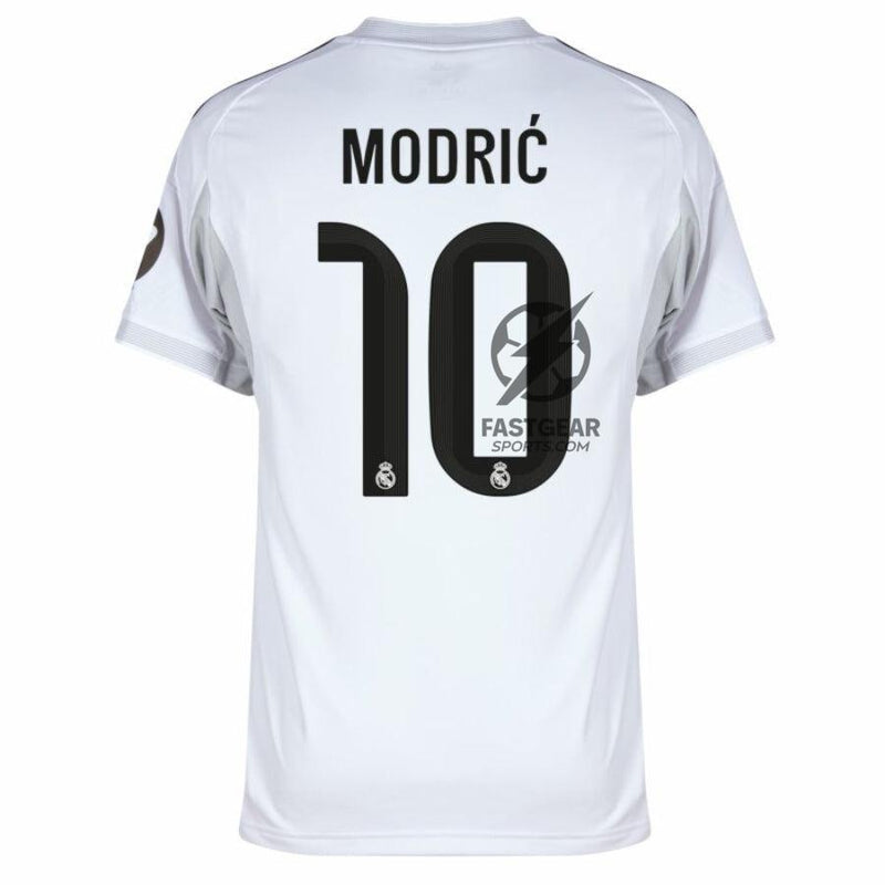 Real Madrid Modric 10 Home Fan Jersey 2025/26 Patch Club World Cup