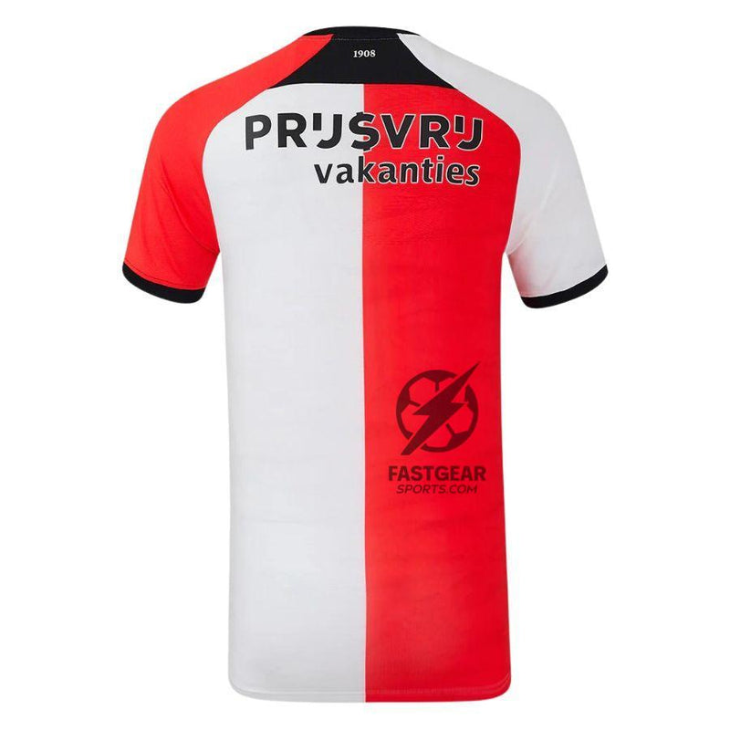 Feyenoord Home 2024/25 Patches UCL UEFA Foundation (Official Printing)