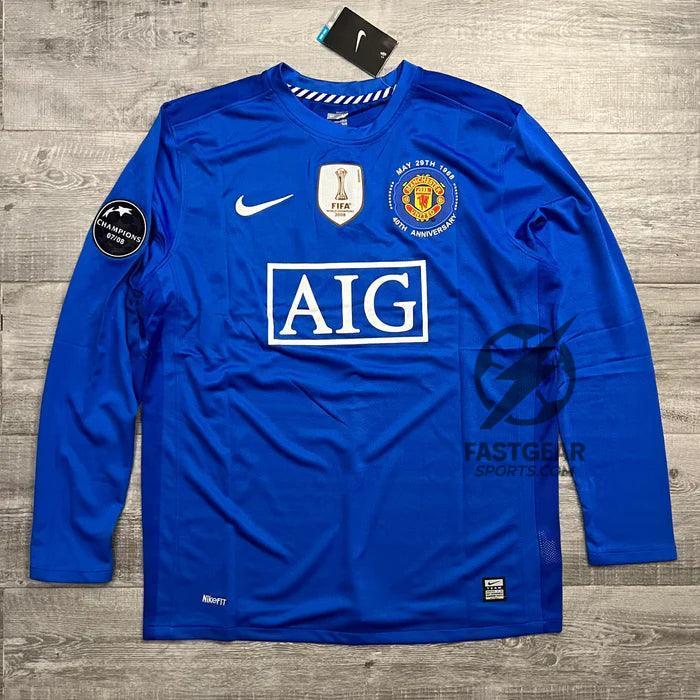 Retro Manchester United Long-sleeve Third Jersey 2008/09