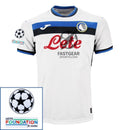 Atalanta Away Fan Jersey 2024/25 Patches UCL UEFA Foundation (Official Printing)