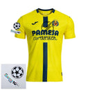 Villarreal Home Fan Jersey 2025/26 Patches UCL + 10th Anniversary UEFA.