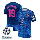 Atletico Madrid Third Fan Jersey 2024/25 Patches UCL UEFA Foundation (Official Printing)
