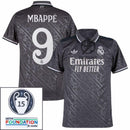 Real Madrid Third Fan Jersey 2024/25 Patches UCL UEFA Foundation (Official Printing)