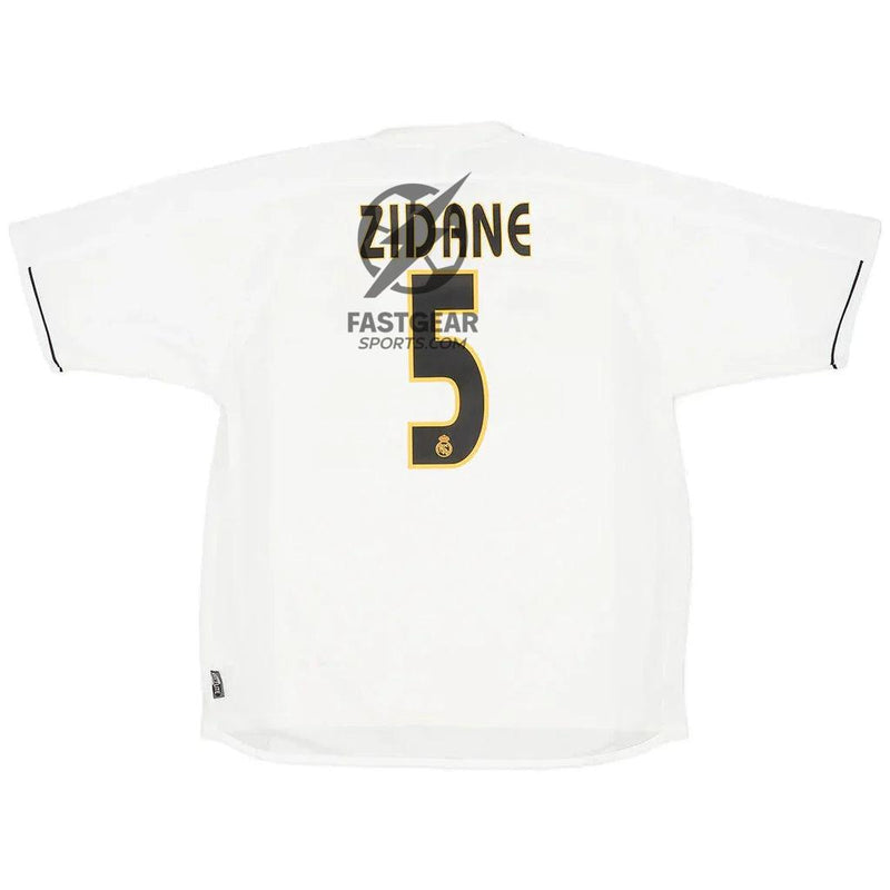 Zidane #5 Real Madrid Home Retro Jersey 2003/04