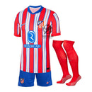Kids KIT Atletico Madrid Home Jersey 2024/25