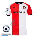 Feyenoord Home 2024/25 Patches UCL UEFA Foundation (Official Printing)
