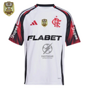 Flamengo Away Fan Jersey 2025/26 Patchs + Full Sponsor (Official Printing)