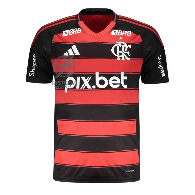 Flamengo De Arrascaeta 10 Home Fan Jersey 2025/26