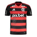 Flamengo Home Fan Jersey 2025/26 Full Sponsor (Official Printing)