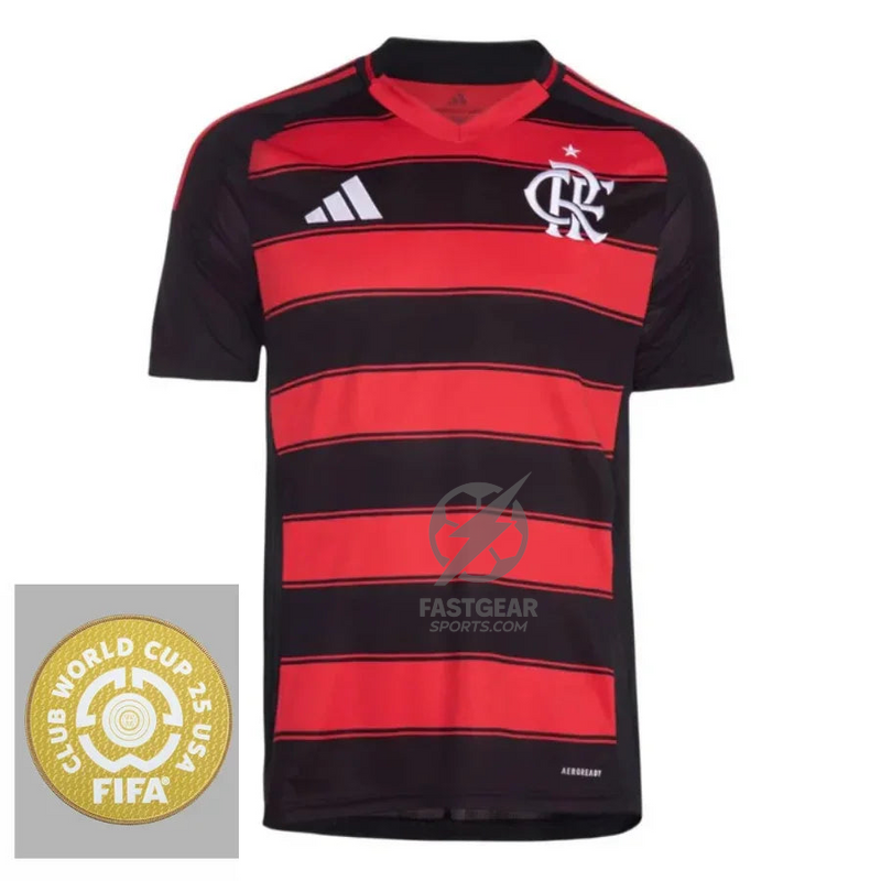 Flamengo Home Fan Jersey 2025/26