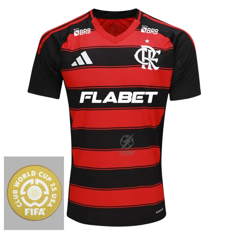 Flamengo Home Fan Jersey 2025/26