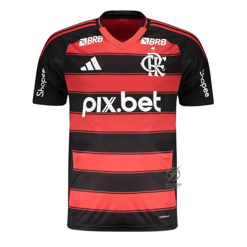 Flamengo Home Long Sleeve Fan Jersey 2025/26