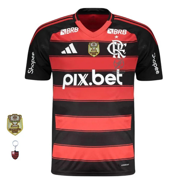 Flamengo Home Long Sleeve Fan Jersey 2025/26
