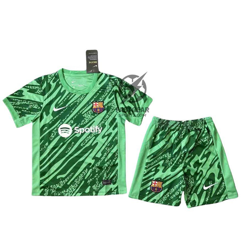 Kids KIT Barcelona GK 2 Fan Jersey 2024/25