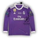 Retro Real Madrid Long-sleeve Away Jersey 2016/17