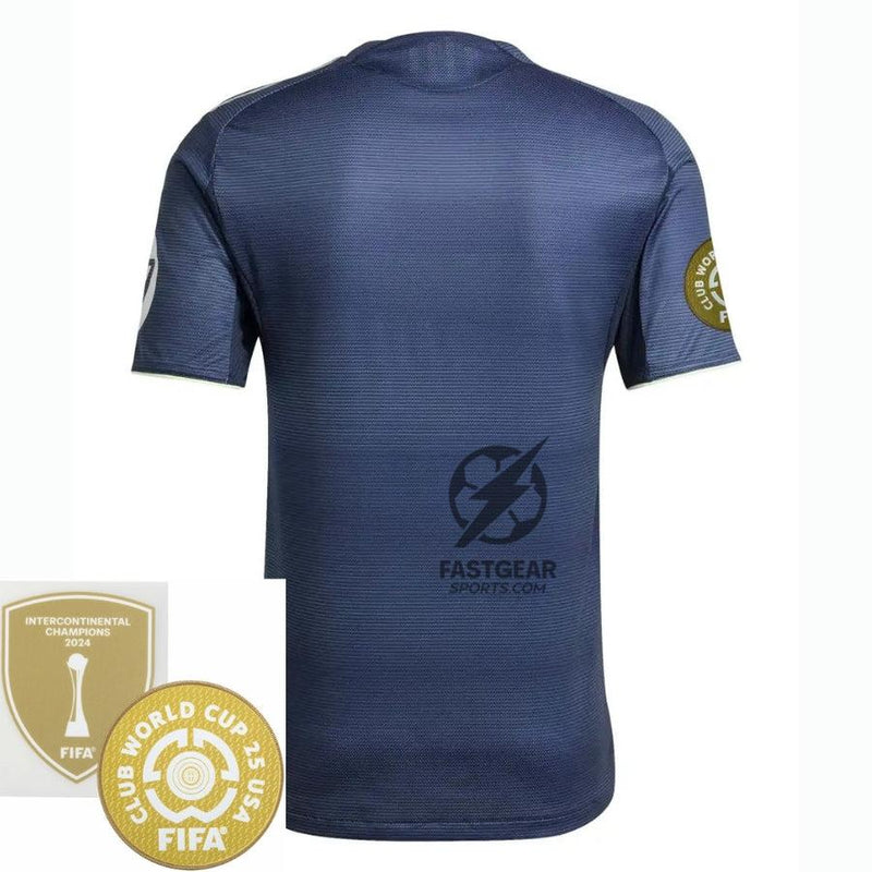 Real Madrid Away Fan Jersey 2025/26 - Patch 2025 Club World Cup + FIFA Intercontinental Champions