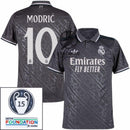 Real Madrid Third Fan Jersey 2024/25 Patches UCL UEFA Foundation (Official Printing)