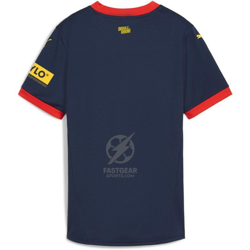 Girona Away 2024/25 Patches UCL UEFA Foundation (Official Printing)