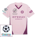 Girona Third 2024/25 Patches UCL UEFA Foundation (Official Printing)