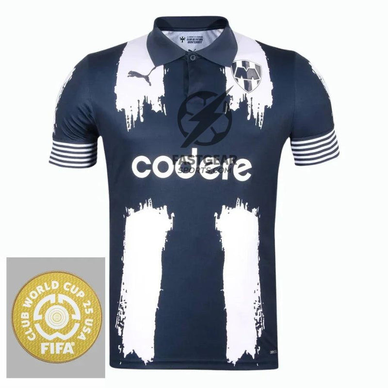Rayados Monterrey Home Fan Jersey 2025/26 Patch Club World Cup