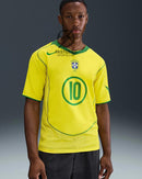 Ronaldinho 10 Brazil Home Retro 2004