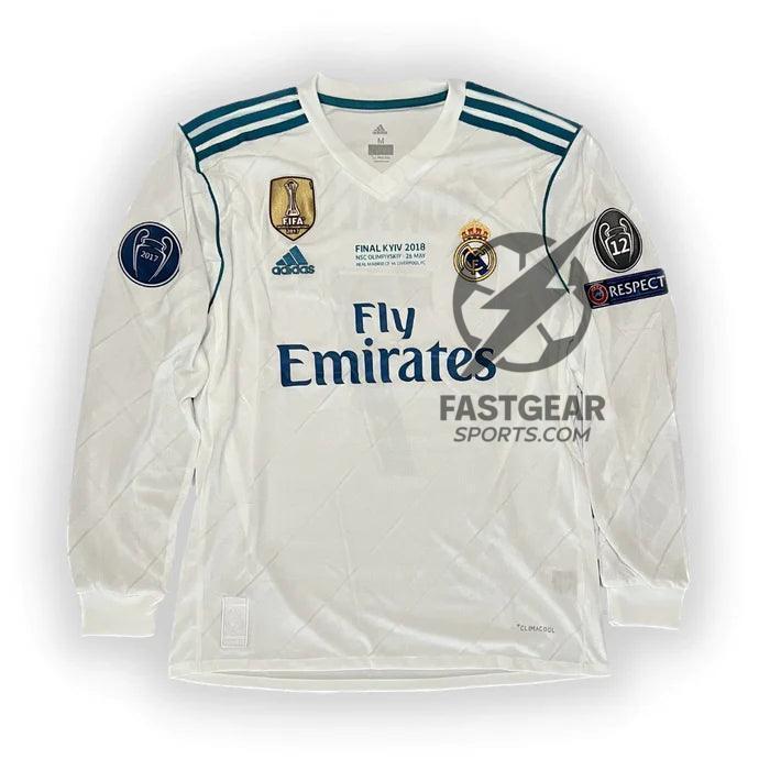 Retro Real Madrid Long-sleeve Home Jersey 2017/18