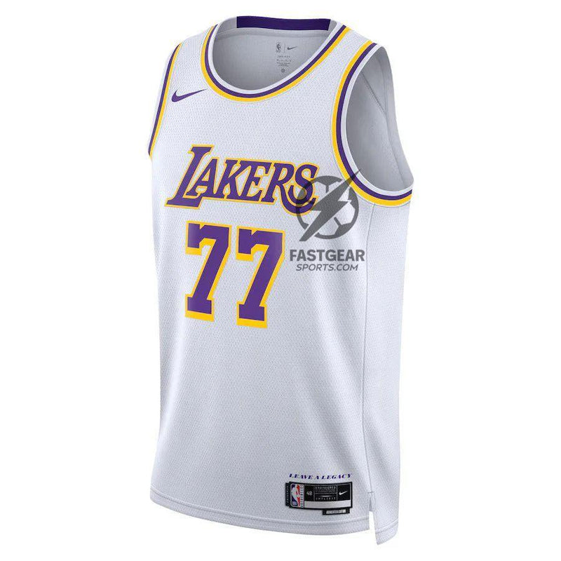 Luka Dončić - Los Angeles Lakers Association Edition 2024 NBA Jersey - White - Unisex