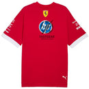 Scuderia Ferrari 2025 Team Oversized T-Shirt - Dark Red Formula 1 F1 Formula One