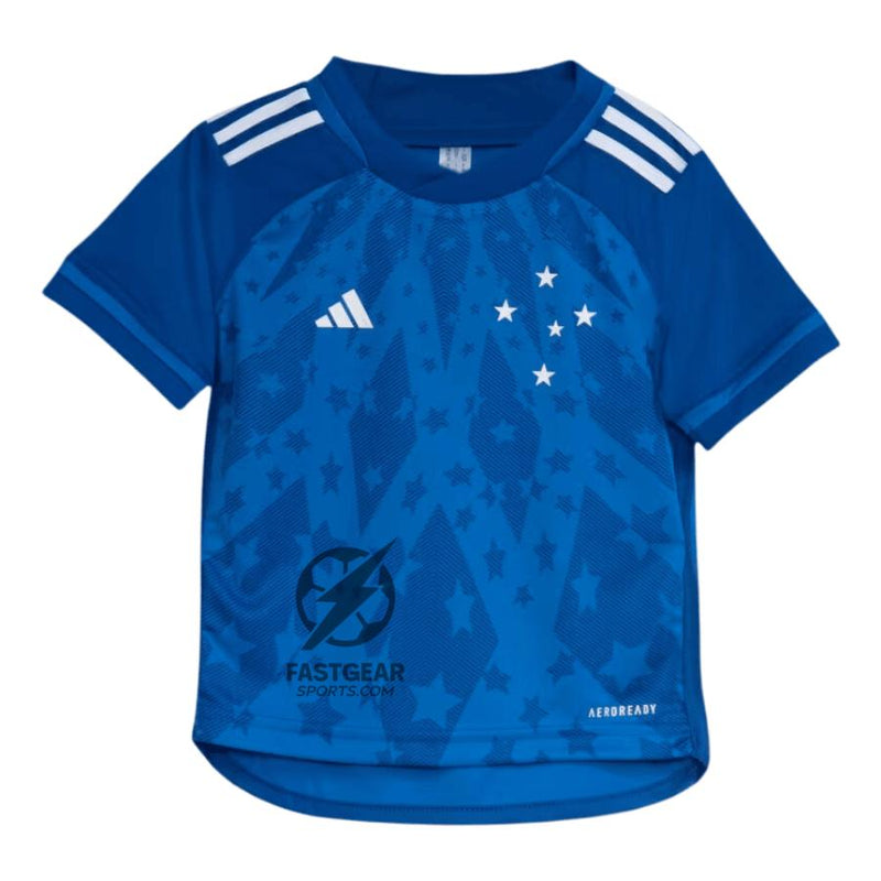 Kids KIT Cruzeiro Home Jersey 2024/25