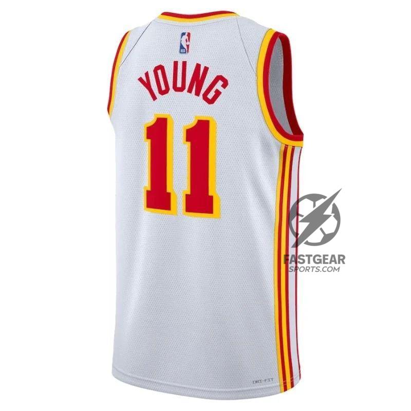 Trae Young Atlanta Hawks Unisex 2023 NBA Jersey - Association Edition - White