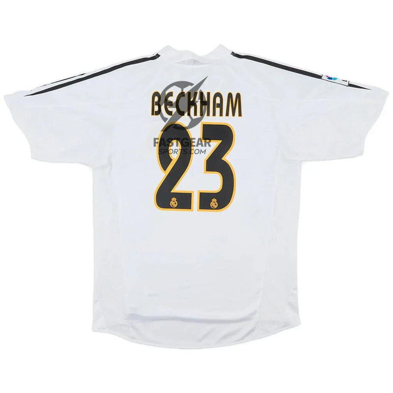 Beckham #23 Real Madrid Away Retro Jersey 2003/04