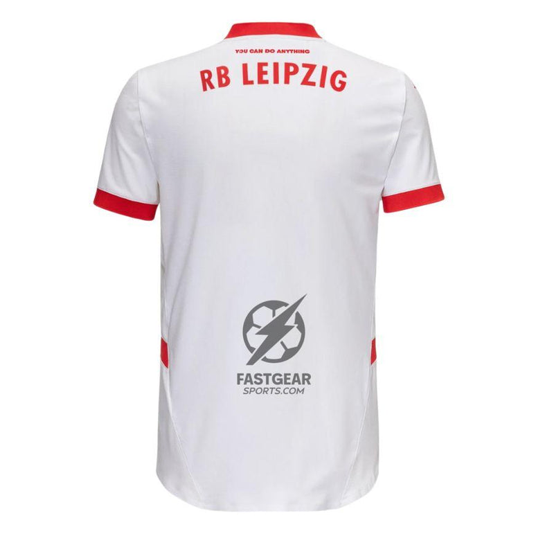 RB Leipzig Fan Jersey Home 2024/25 Patches UCL UEFA Foundation (Official Printing)