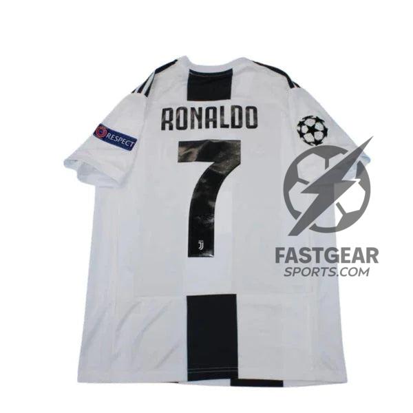 Cristiano Ronaldo #7 Juventus Home Retro Jersey 2018/19