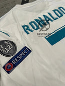 Retro Real Madrid Long-sleeve Home Jersey 2017/18