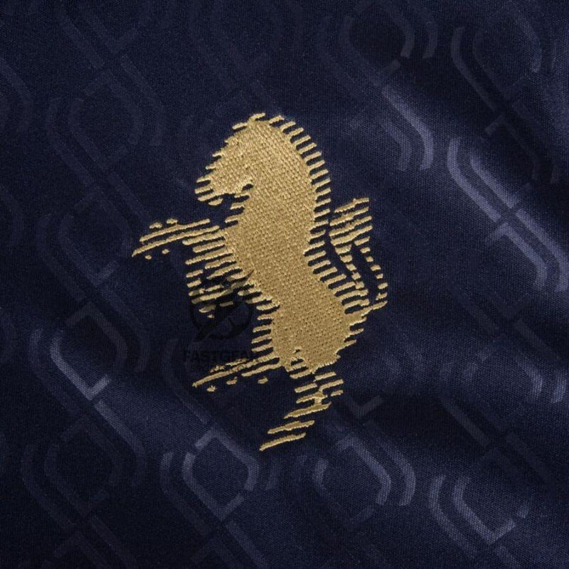 Juventus Vlahovic 9 Third 2024/25 Patches UCL UEFA Foundation (Official Printing)